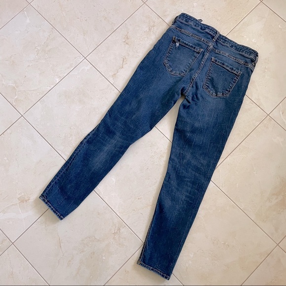 🚫 SOLD Zara Distressed Mid Rise Skinny Jean 8 - Picture 2 of 10